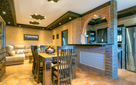 Open plan kitchen / dining / living areas